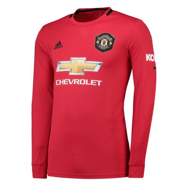 Camiseta Manchester United 1ª Kit ML 2019 2020 Rojo